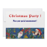 CHRISTMAS NIGHT HOLIDAY PARTY CUSTOM ANNOUNCEMENT