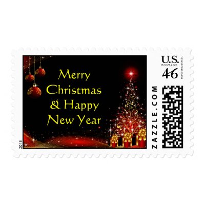 Christmas Night Wonderland Red Set Postage