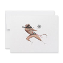 Christmas Ninja Mouse invitations by fesseldreg Christmas Ninja Mouse invitations