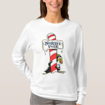 Christmas North Pole Ladies Long Sleeve Top t-shirts by kimmyklassickorner Christmas North Pole Ladies Long Sleeve Top t-shirts