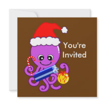 Christmas octopus custom announcement