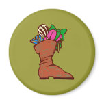 Christmas of gifts boots christmas poison boot fridge magnet