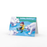 Christmas on ice, Holiday Greetings! cards