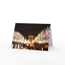 Christmas on the Champs-Elysees in Paris cards by magichappens Christmas on the Champs-Elysees in Paris cards