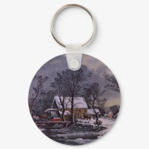 Christmas On The Farm keychains