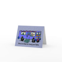 Christmas on the Road card by tshirtfun Christmas on the Road card