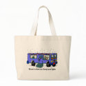Christmas on the road totebag by holiday_tshirts Christmas on the road totebag