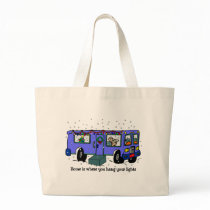 Christmas on the road totebag