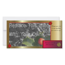 Christmas or Hannukah Holiday Greeting photo cards