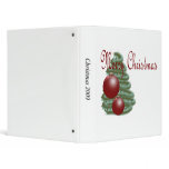 CHRISTMAS ORNAMENT 3 RING BINDERS