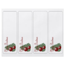 Christmas Ornament Book Marker flyers
