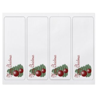 Christmas Ornament Book Marker flyer