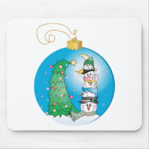 Christmas Ornament/Boules de Noël mousepads