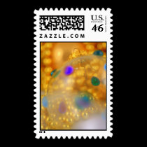 Christmas Ornament Colorful Ornament postage