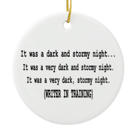 Christmas Ornament for Writers ornament