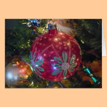Christmas Ornament Note Card cards