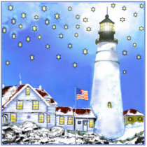 Christmas Ornament "Old Glory" photo sculptures by Bonhovey Christmas Ornament "Old Glory" photo sculptures