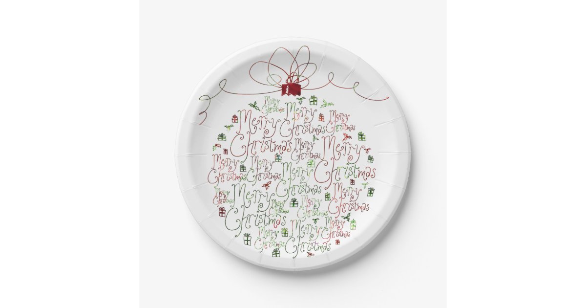 christmas ornament paper plates zazzle christmas ornament paper plates zazzle