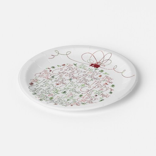 christmas ornament paper plates zazzle christmas ornament paper plates zazzle