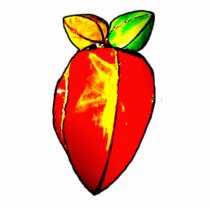 Christmas Ornament Persimmon Kite Cut Outs
