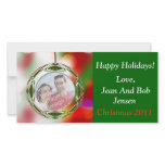 Christmas Ornament Photo Greeting Card