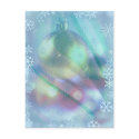 CHRISTMAS ORNAMENT & SNOWFLAKES by SHARON SHARPE postcards by sharonsharpe CHRISTMAS ORNAMENT & SNOWFLAKES by SHARON SHARPE postcards