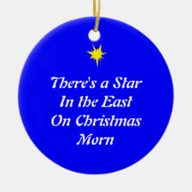 Christmas Ornament: Star in the East
