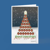 Christmas Ornament Tree Greeting cards