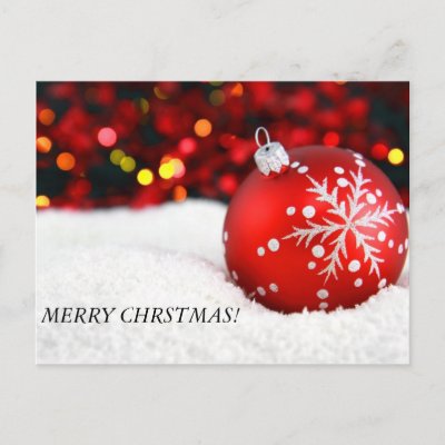 christmas ornaments 3, MERRY CHRSTMAS! Postcards