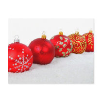 Christmas Ornaments 5 postcards