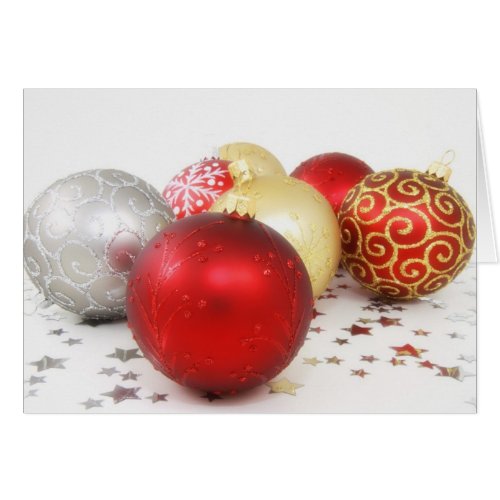 Christmas Ornaments 9 card