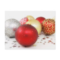 Christmas Ornaments 9 postcards