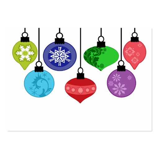 Christmas Ornaments Business Card