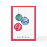 Christmas Ornaments Card
