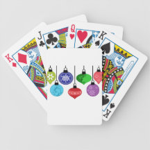 Christmas Ornaments Card Decks