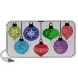 Christmas Ornaments Doodle Notebook Speaker