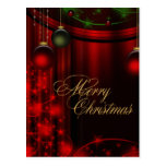 Christmas Ornaments Holiday Postcard