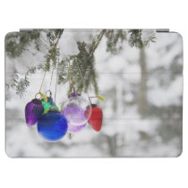 Christmas ornaments iPad air cover at Zazzle