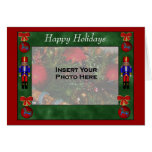 Christmas Ornaments Nutcrackers Holiday Photo Card