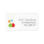 Christmas Ornaments Personalized Address Labels