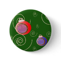 Christmas Ornaments Pin buttons