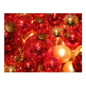 Christmas Ornaments Post Card