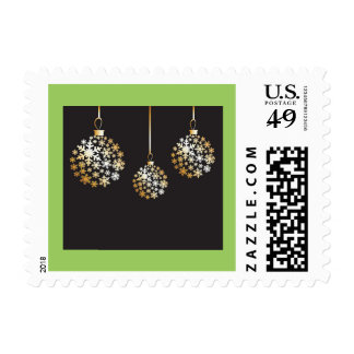 CHRISTMAS ORNAMENTS POSTAGE STAMP