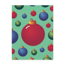 Christmas Ornaments postcards