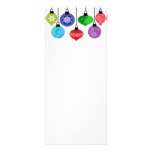 Christmas Ornaments Rack Card