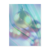CHRISTMAS ORNAMENTS & RIBBONS by SHARON SHARPE postcards