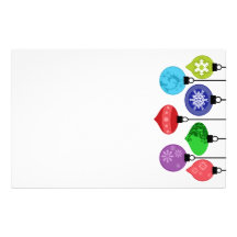 Christmas Ornaments Stationery