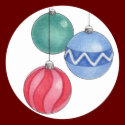 Christmas Ornaments Sticker by floatinglemons Christmas Ornaments Sticker