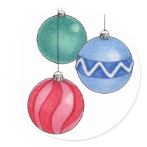 Christmas Ornaments Sticker