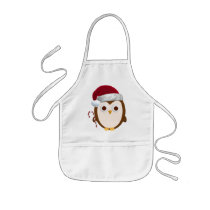 Christmas Owl Apron